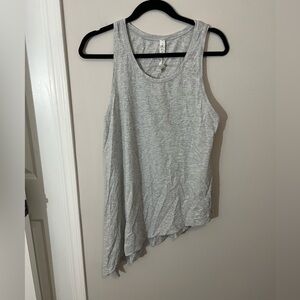 Lululemon Athletica Asymmetrical Gray Tank Top,8